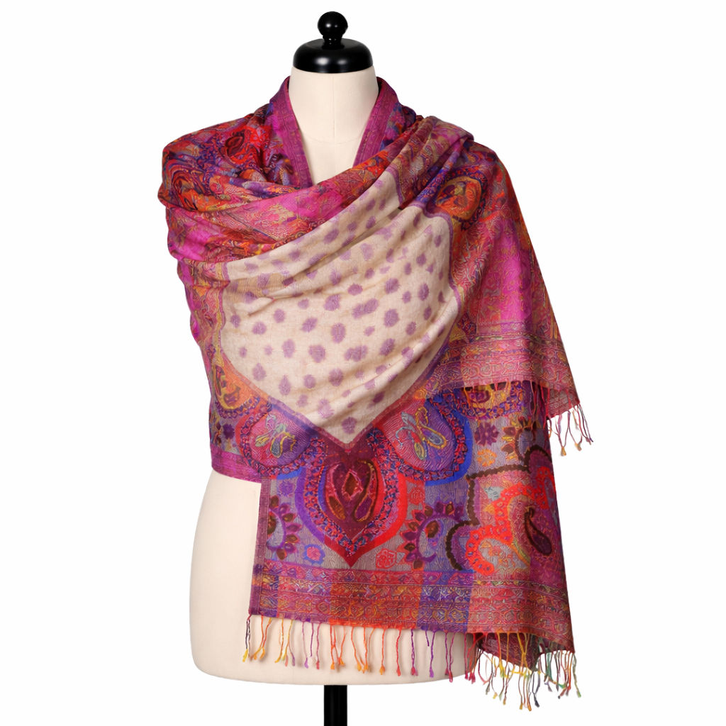 Multiwarp Embroidery Stole/Scarf
